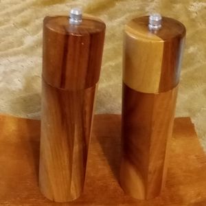 Wood Salt and Pepper set